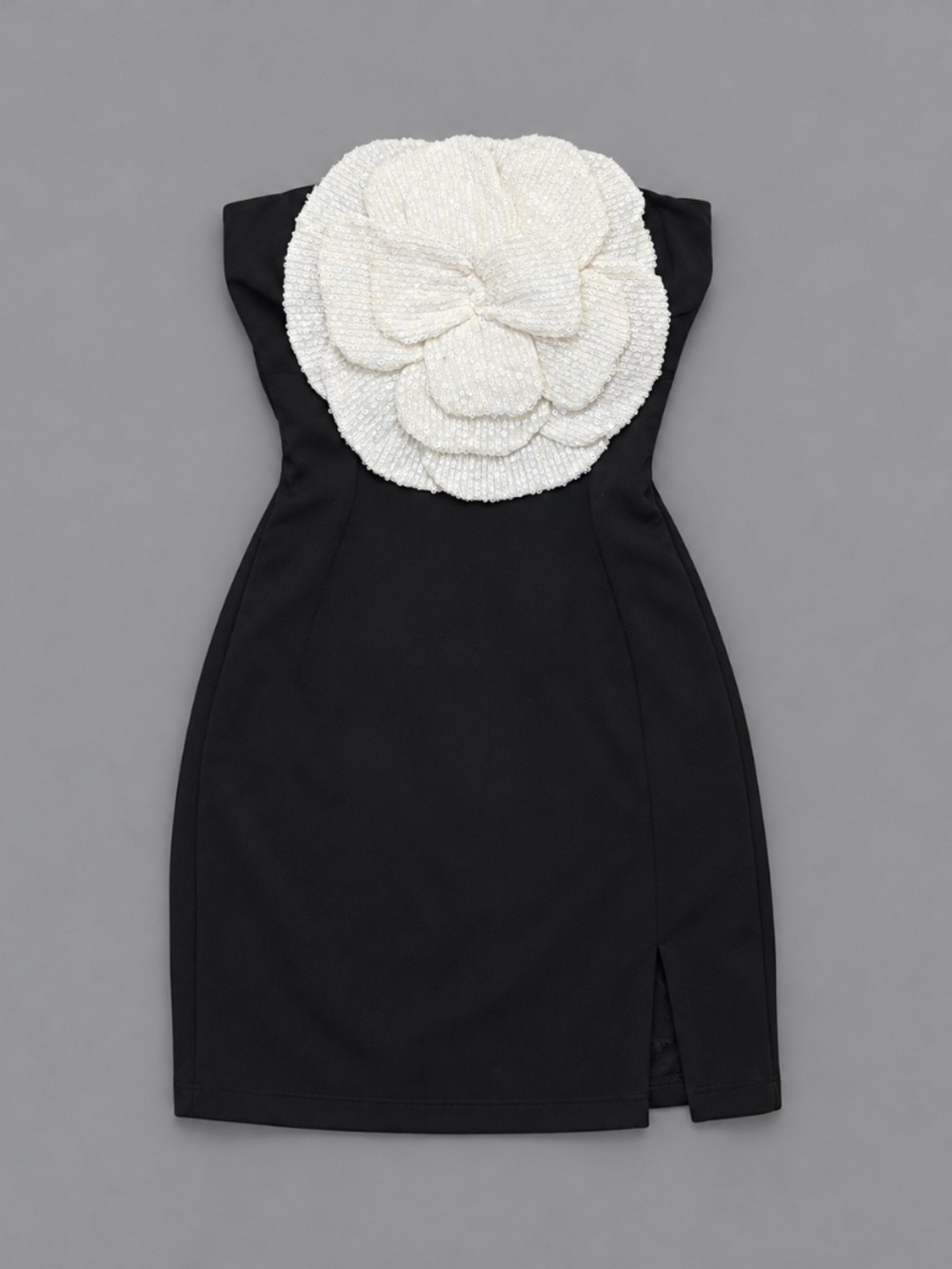 City Studios Sequin Flower Strapless Mini Dress – XS – NWT